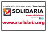 La campanya ja ha comenat; ara els toca als  ciutadans marcar "la X solidria", la X de Finalitats Socials a la Declaraci de la Renda. Amb aquest petit gest cinc milions de persones rebran ajuda solidria.